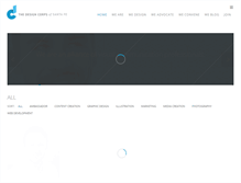 Tablet Screenshot of design-corps.org